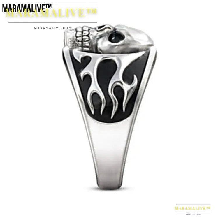 Gothic Style Punk Rock Men's Ring