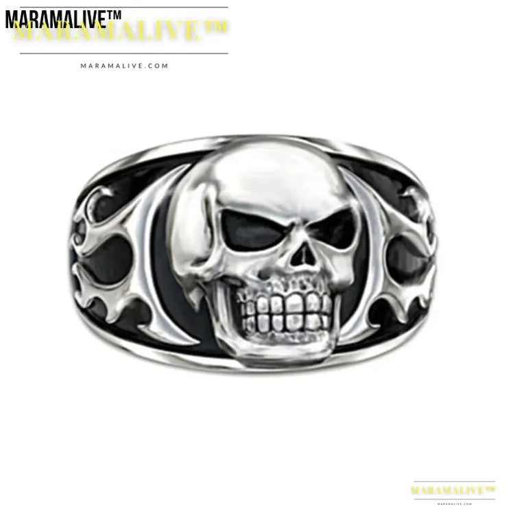 Gothic Style Punk Rock Men's Ring