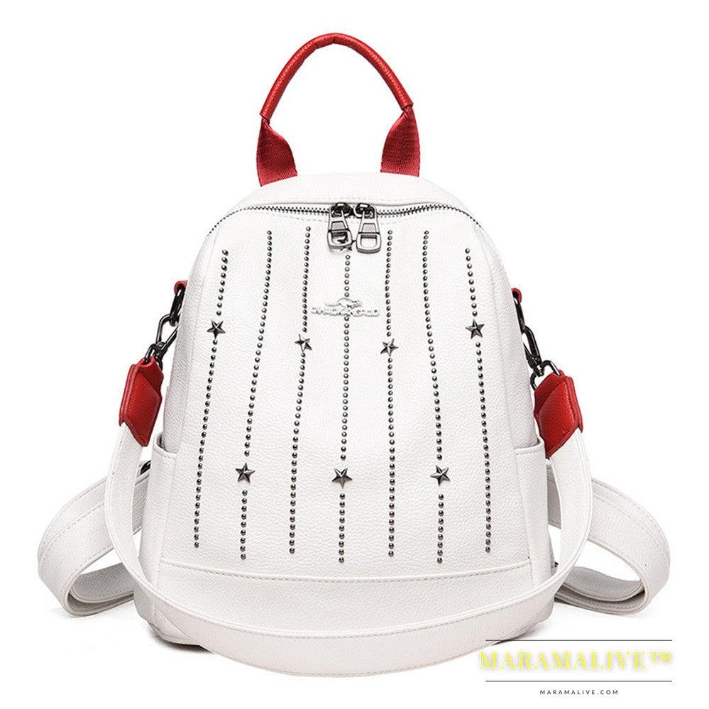 Gypsophila Leather Studded Backpack