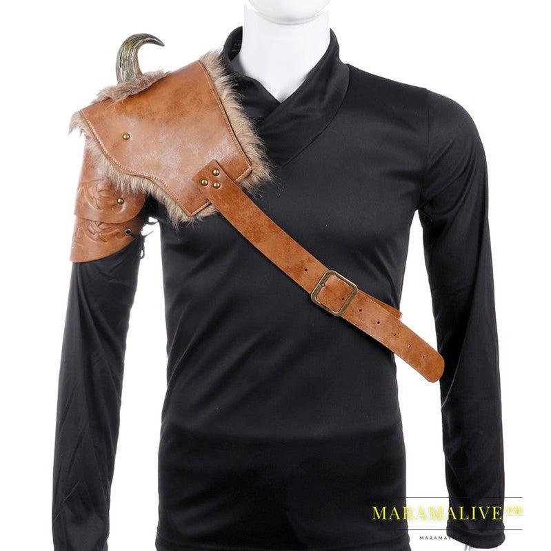 Halloween Cosplay Costume Men's Medieval Viking Armor Shoulder