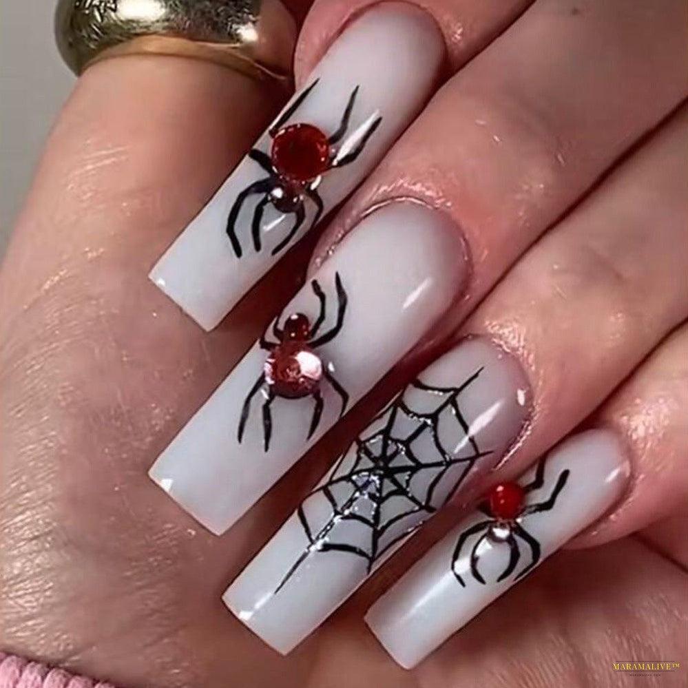 Halloween Dark Spider Wear Nail Patch