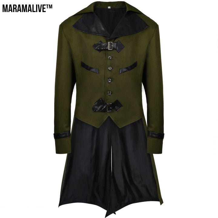 Halloween Dovetail Punk Gothic Coat