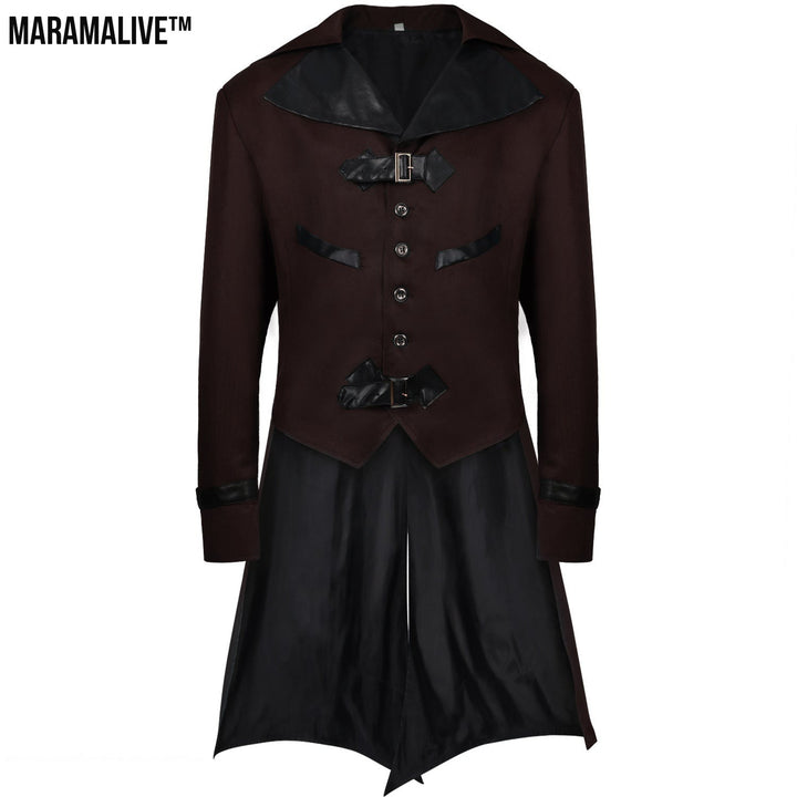 Halloween Dovetail Punk Gothic Coat