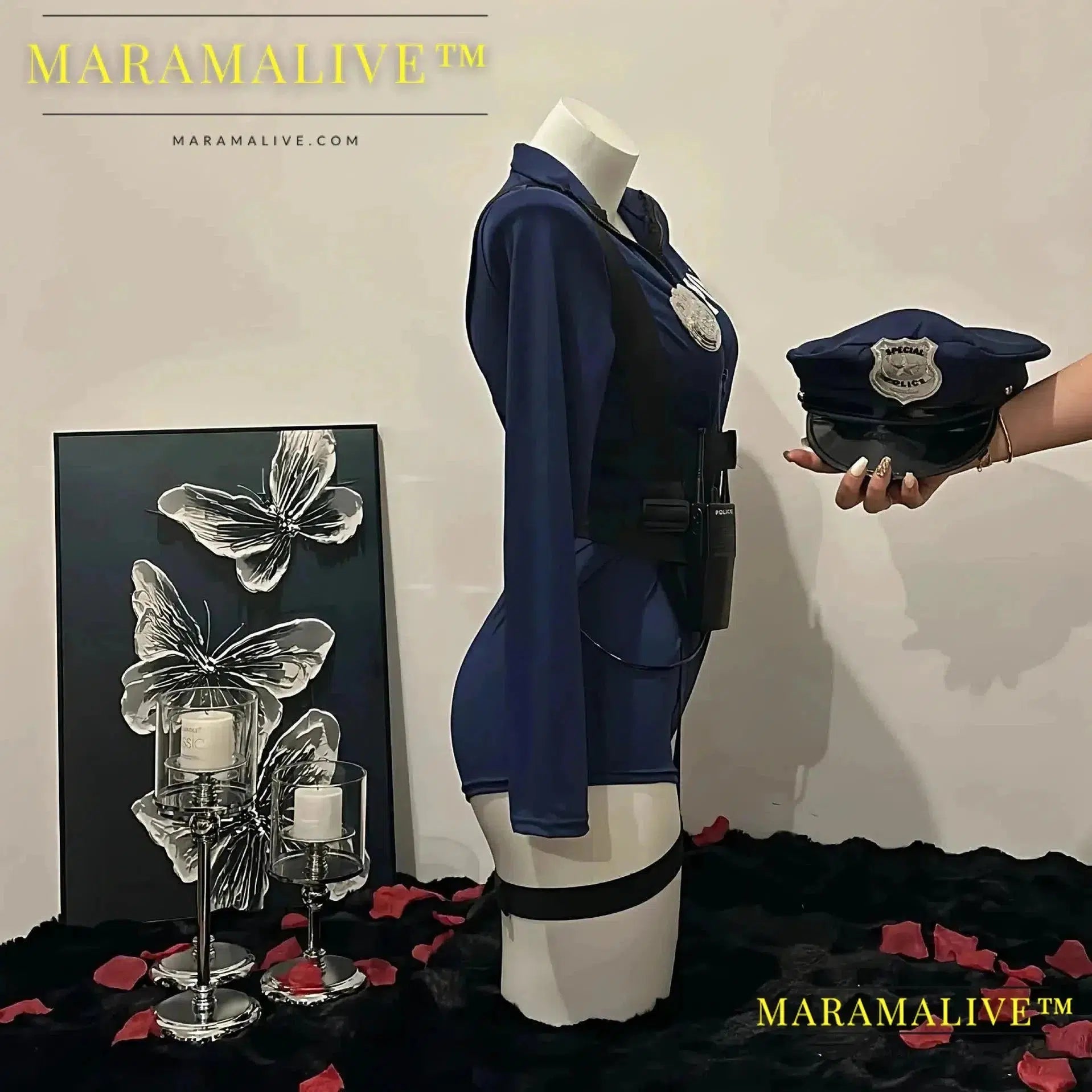 Halloween Sexy Cop Costume Cosplay Uniform