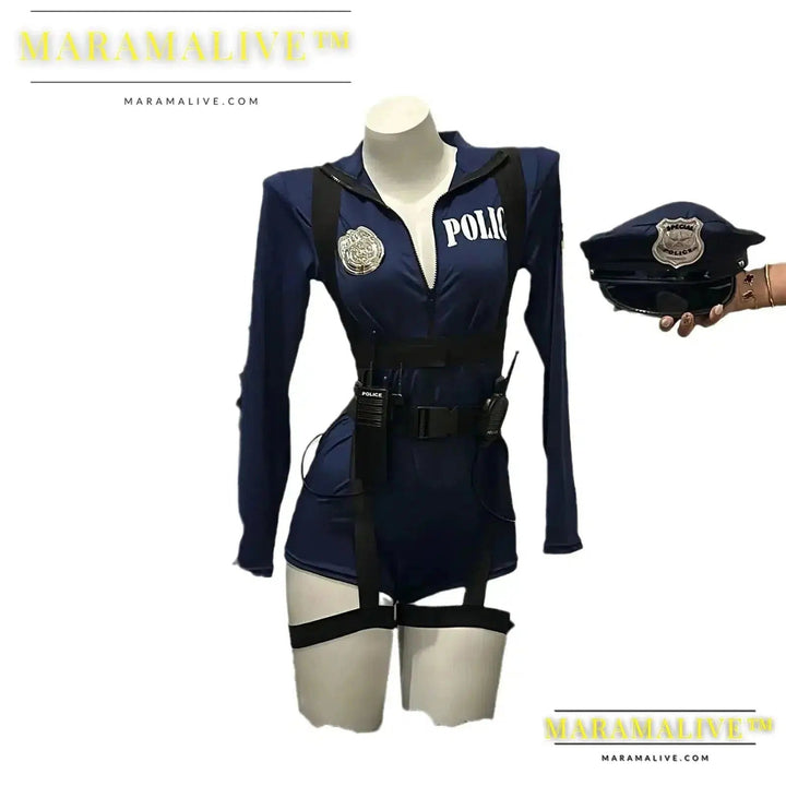 Halloween Sexy Cop Costume Cosplay Uniform