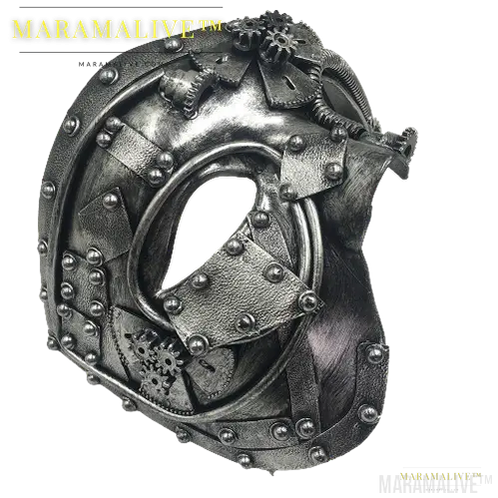 Halloween Steampunk Masquerade Party Half Face Mask