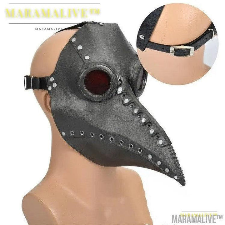 Halloween Steampunk Plague Doctor Beak Mask