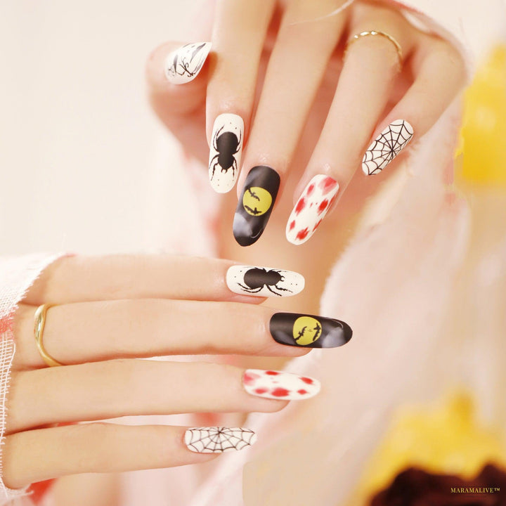 Halloween Wear 3D Stereo Nail Shaped Piece