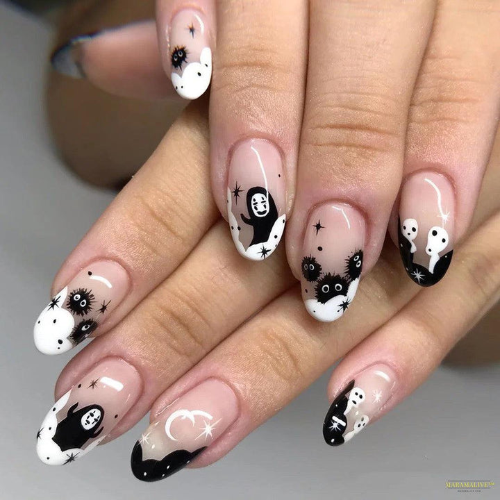 Halloween Wear 3D Stereo Nail Shaped Piece