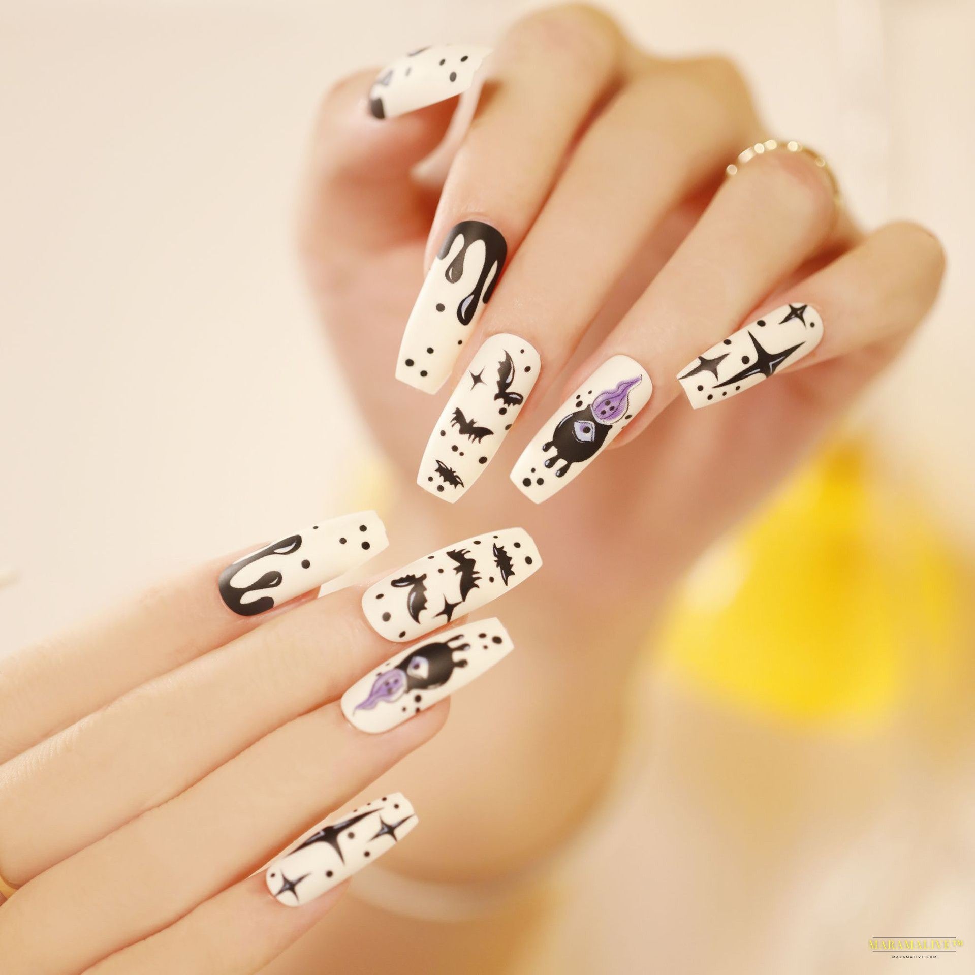 Halloween Wear 3D Stereo Nail Shaped Piece