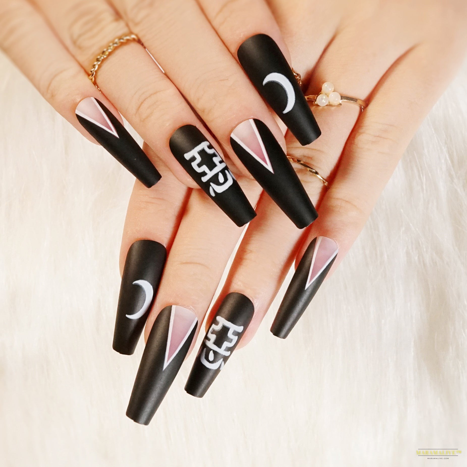 Halloween Wear 3D Stereo Nail Shaped Piece