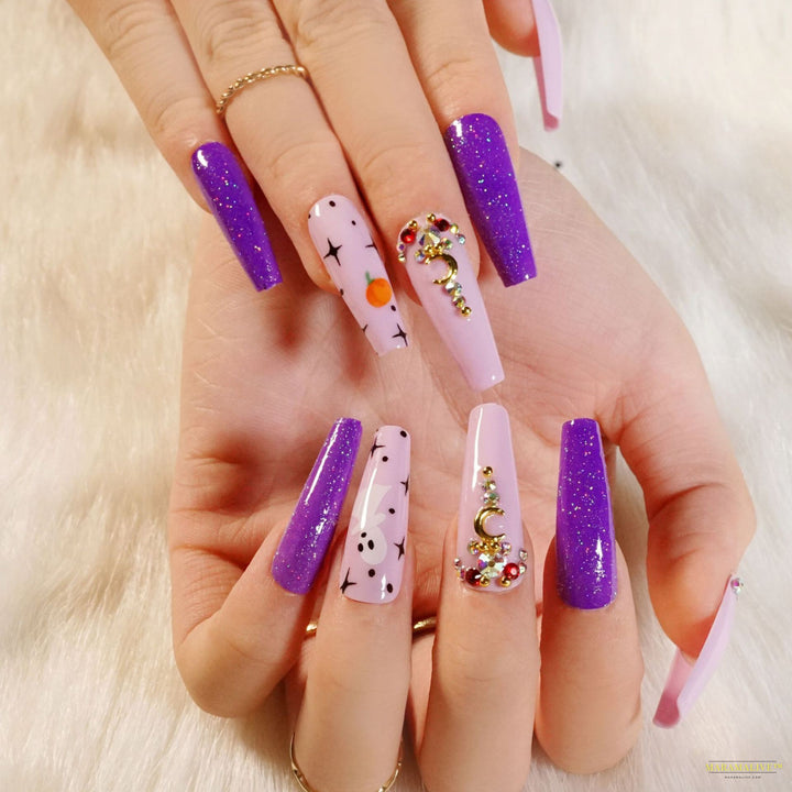 Halloween Wear 3D Stereo Nail Shaped Piece