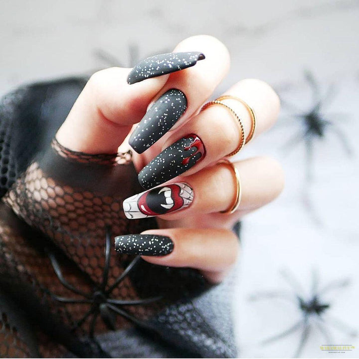 Halloween Wear 3D Stereo Nail Shaped Piece