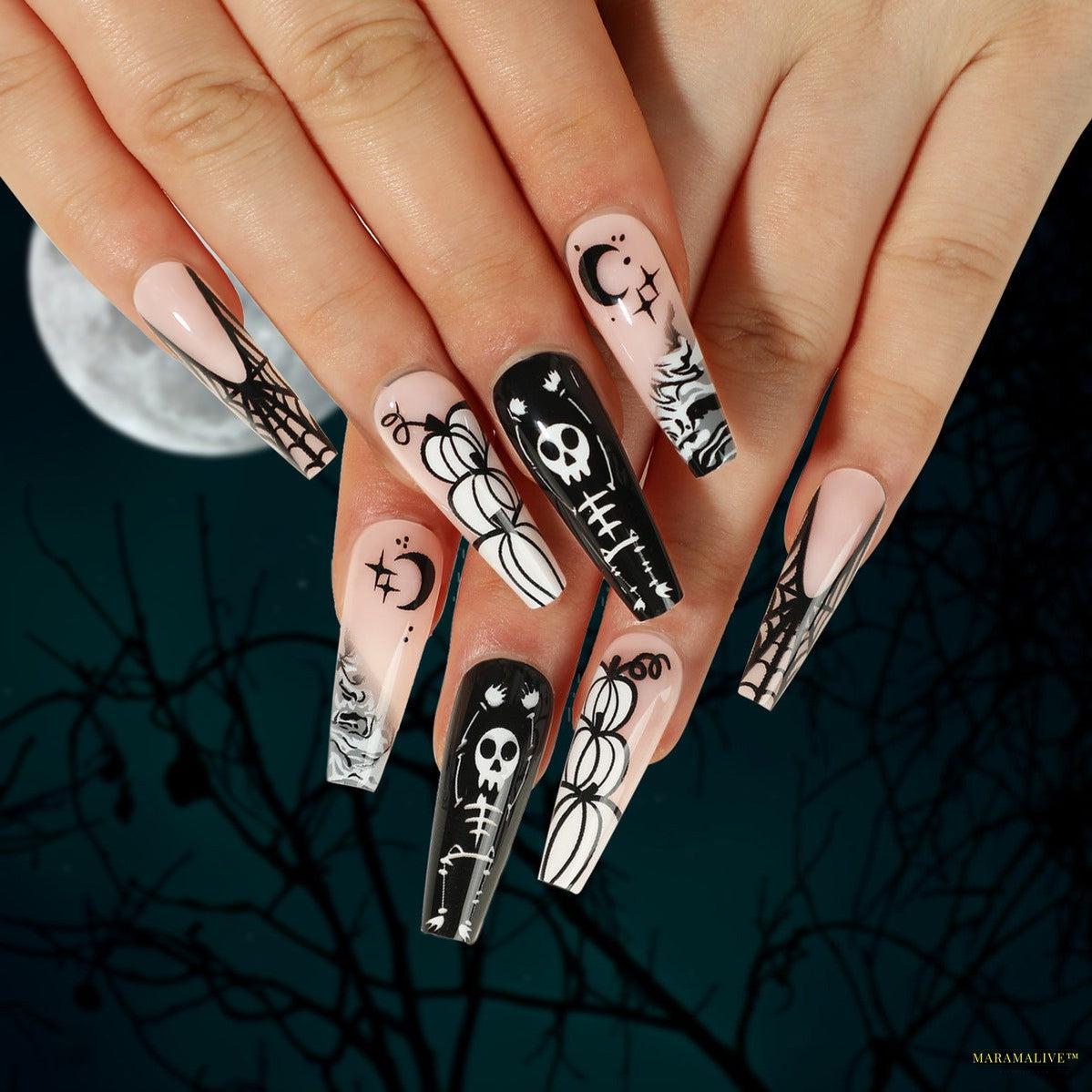 Halloween Wear 3D Stereo Nail Shaped Piece