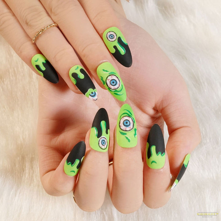 Halloween Wear 3D Stereo Nail Shaped Piece