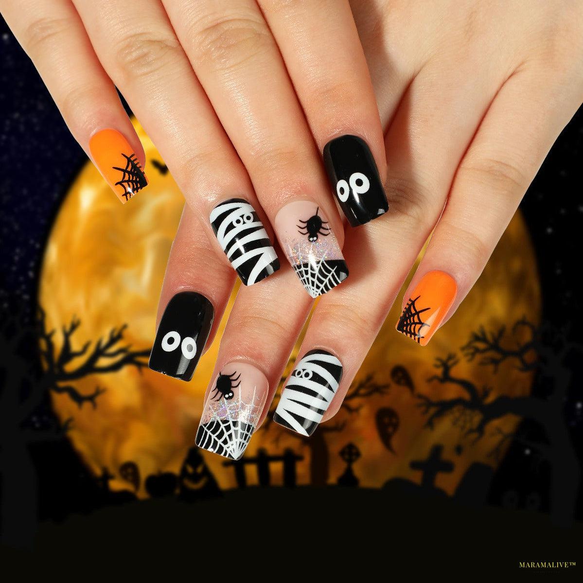 Halloween Wear 3D Stereo Nail Shaped Piece