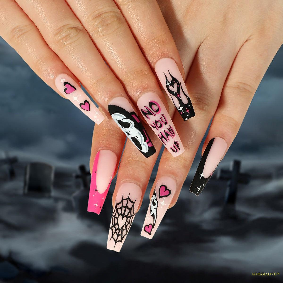 Halloween Wear 3D Stereo Nail Shaped Piece