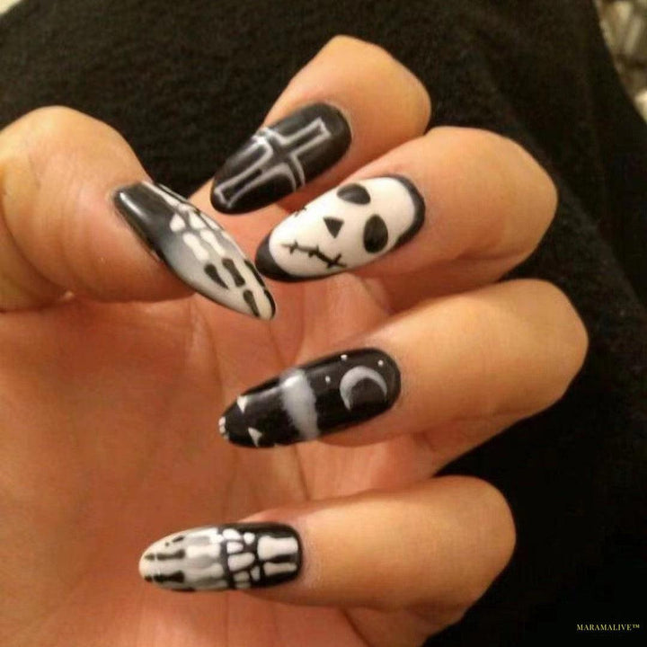 Halloween Wear 3D Stereo Nail Shaped Piece