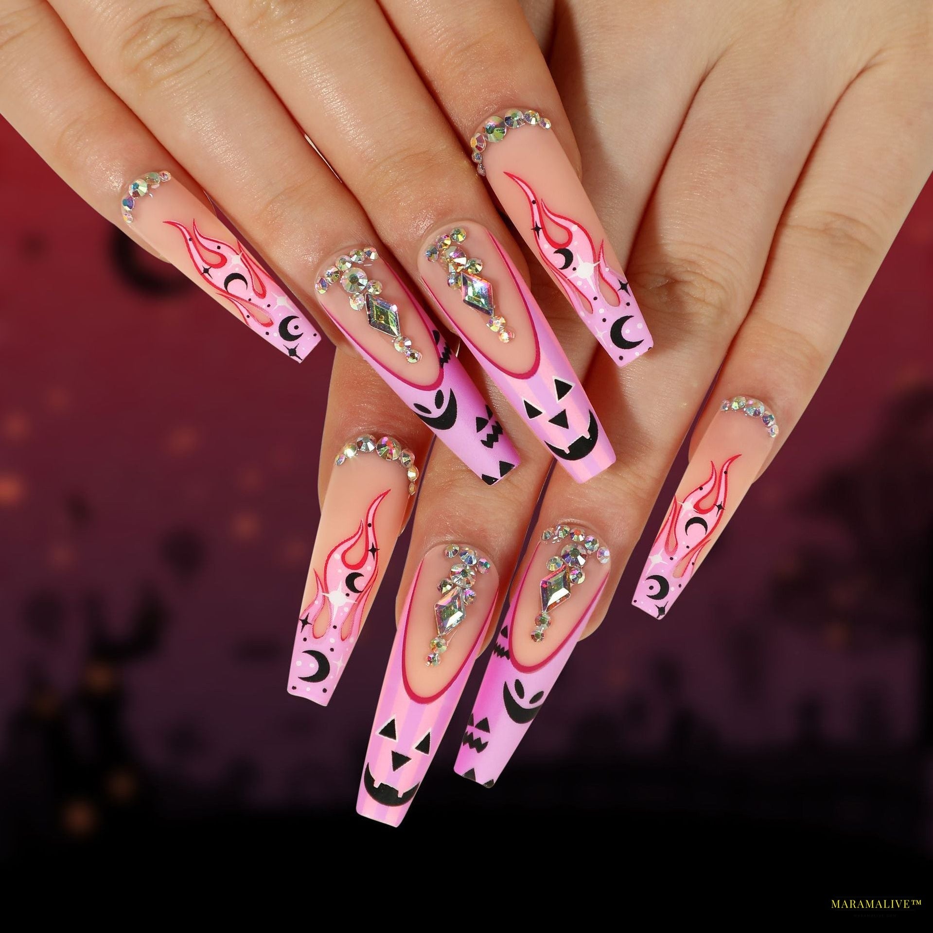 Halloween Wear 3D Stereo Nail Shaped Piece