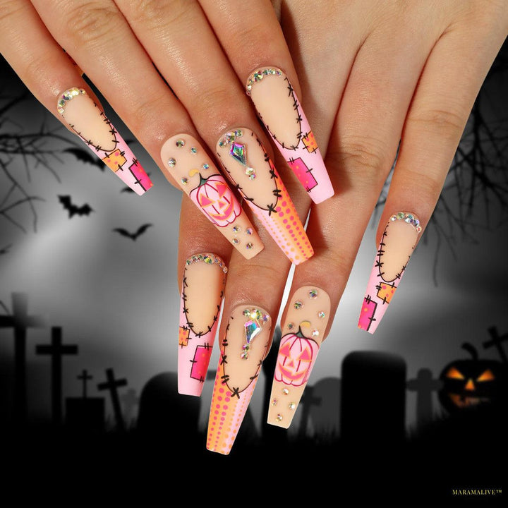 Halloween Wear 3D Stereo Nail Shaped Piece