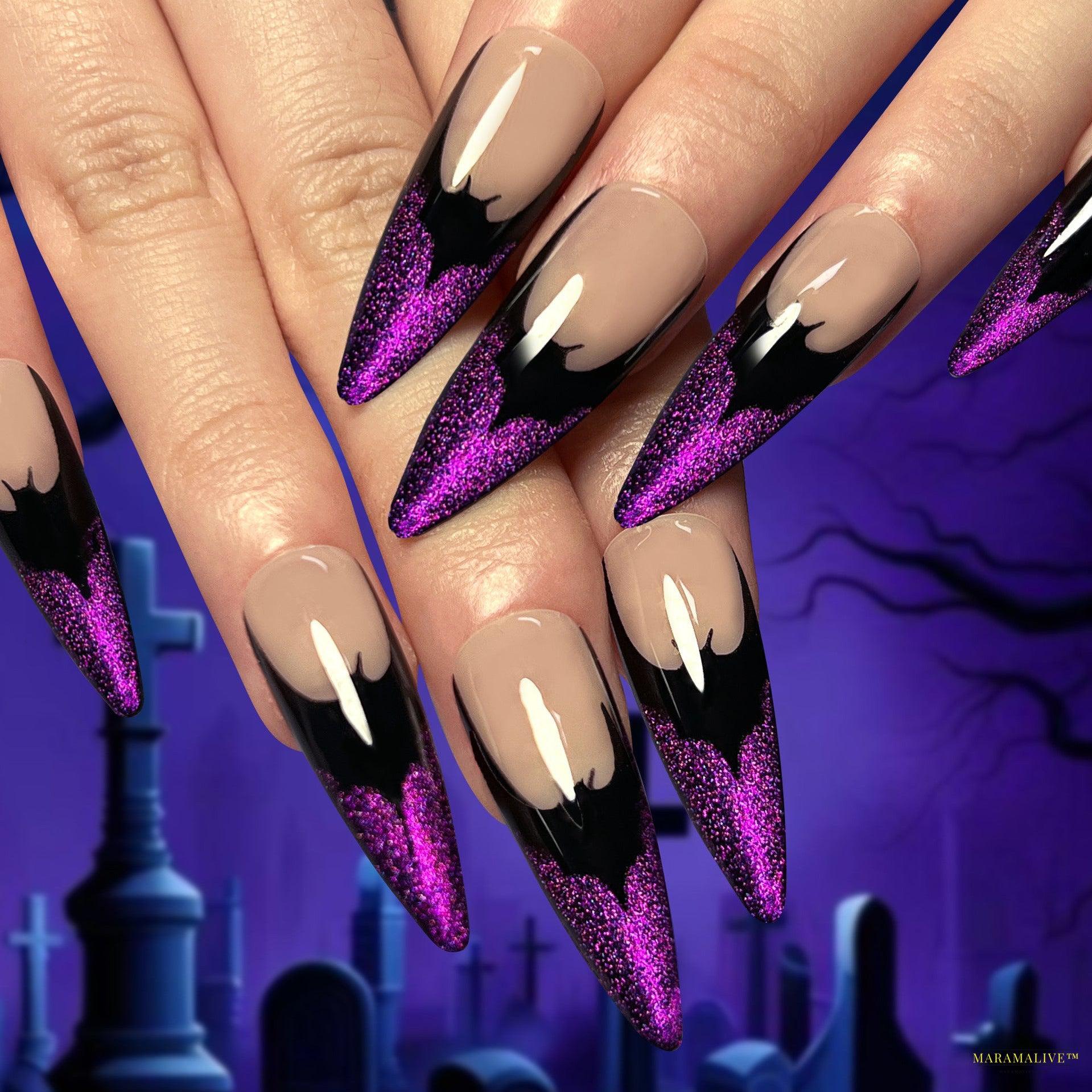 Halloween Wear 3D Stereo Nail Shaped Piece