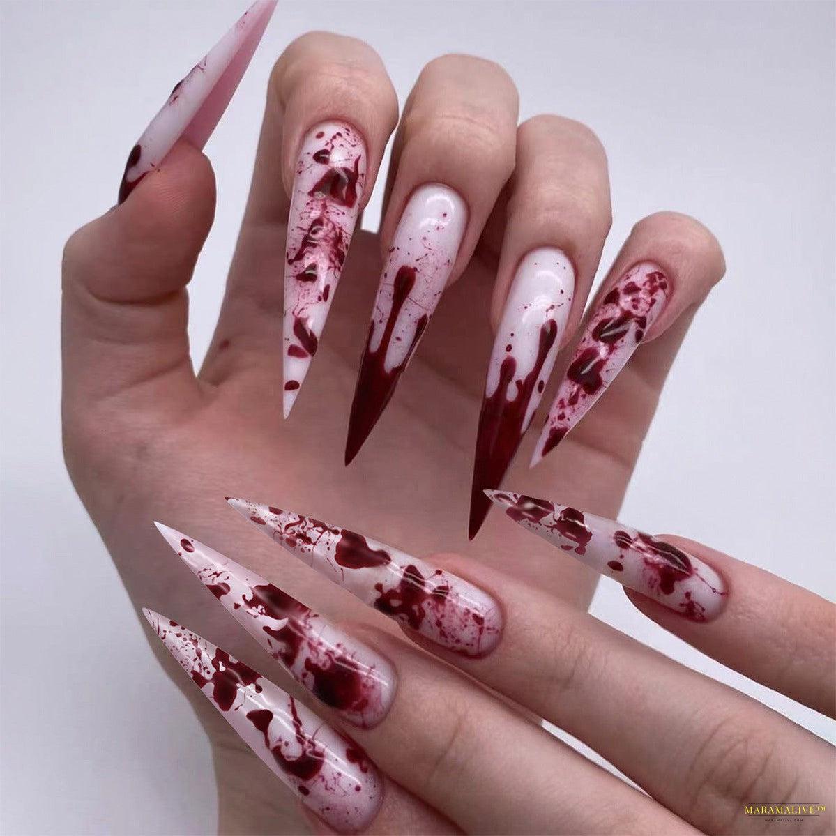 Halloween Wear 3D Stereo Nail Shaped Piece