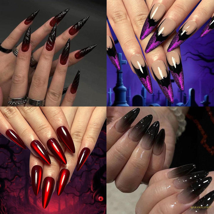 Halloween Wear 3D Stereo Nail Shaped Piece