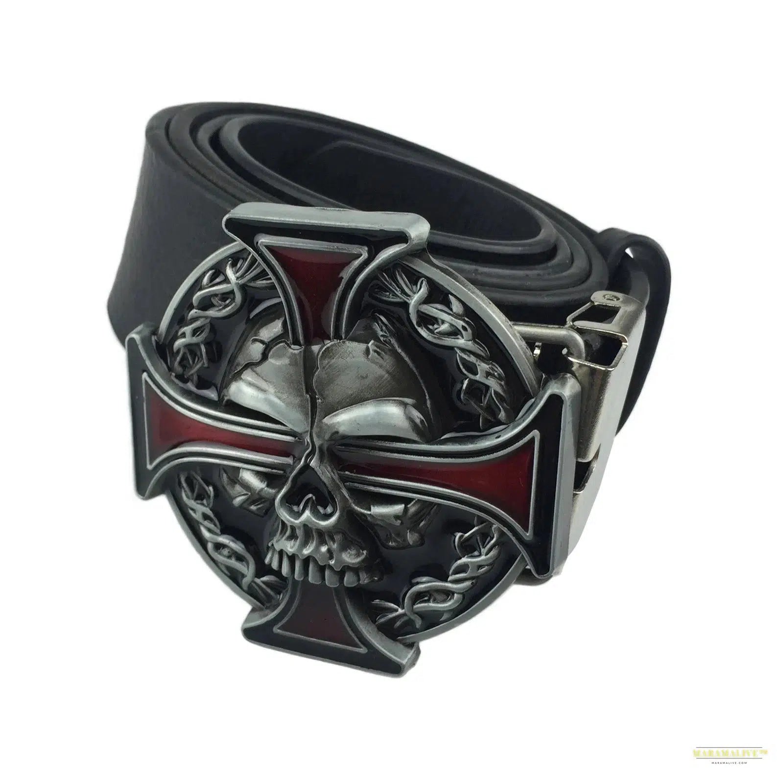 Handmade Skull and Crossbones Metal Vintage Belt Buckle - Unique and Unusual Style Statement