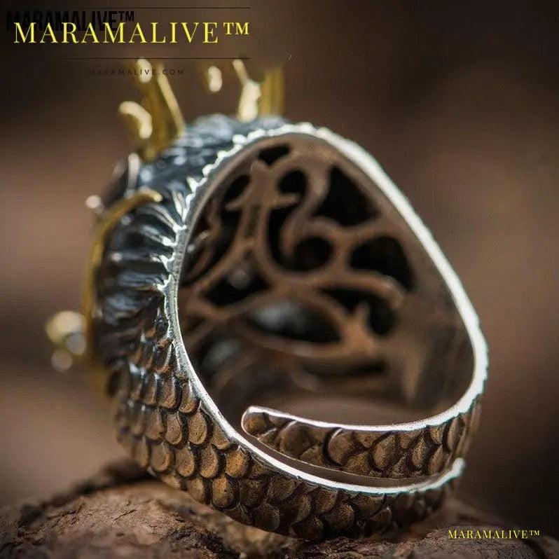 Handmade dragon ring