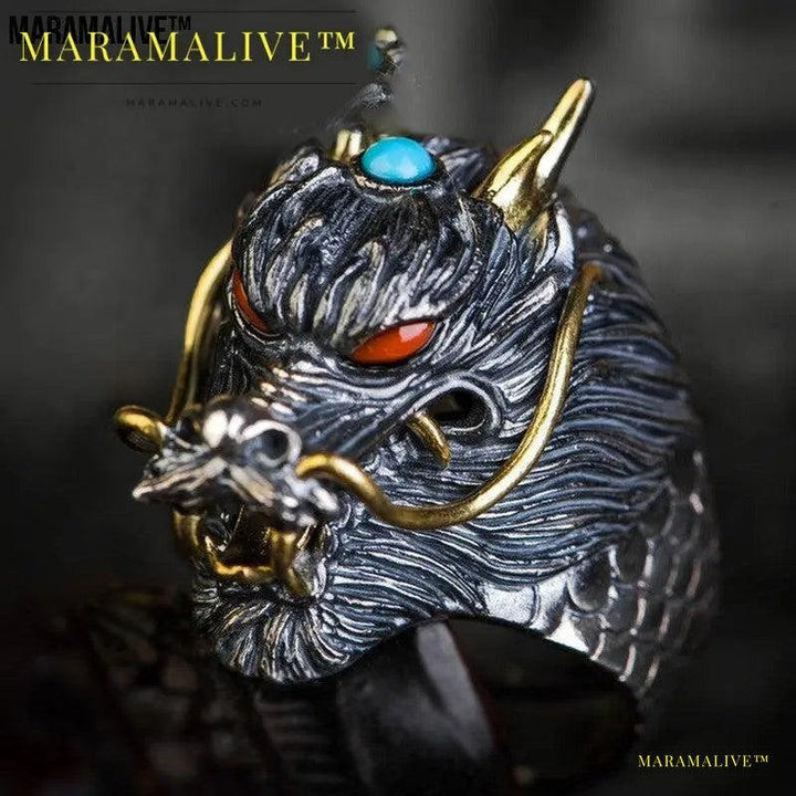 Handmade dragon ring