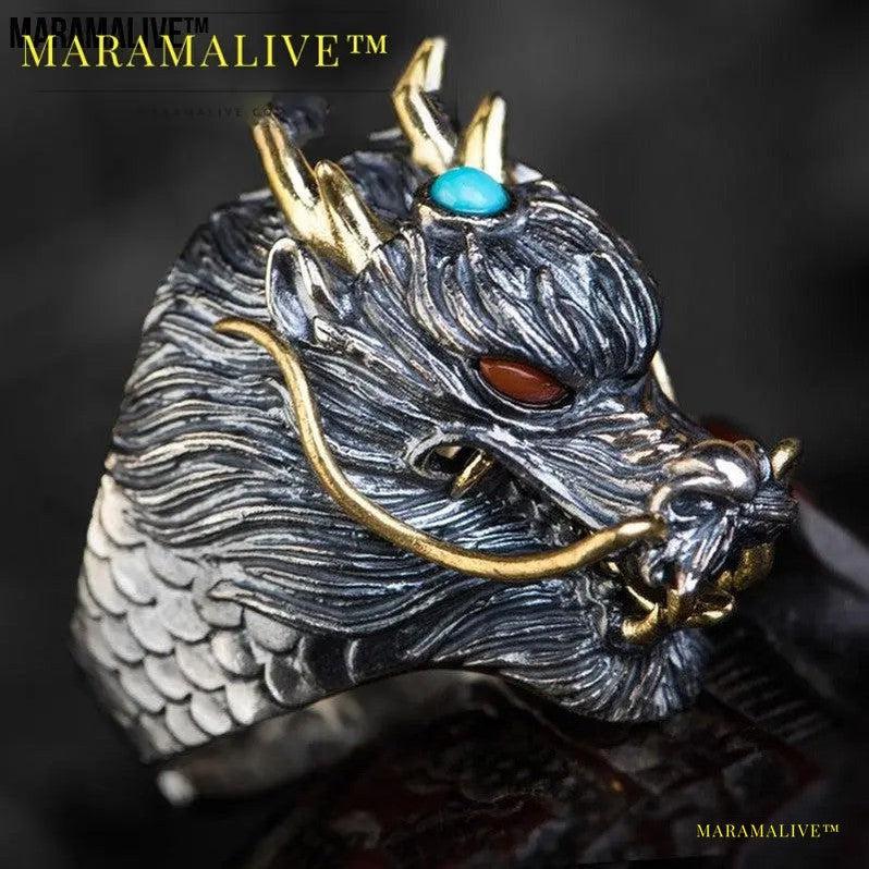 Handmade dragon ring