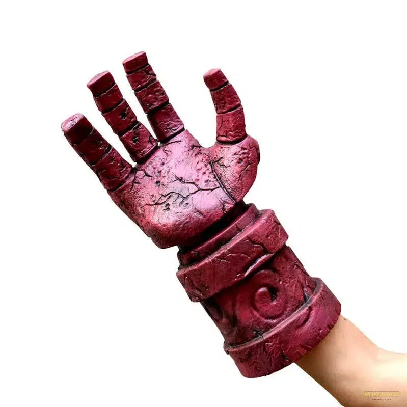 Hellboy Cosplay Gloves Superhero Anung Un Rama Child Adult Latex Right Hand Mitten Halloween Party Fancy Ball Costume Props New