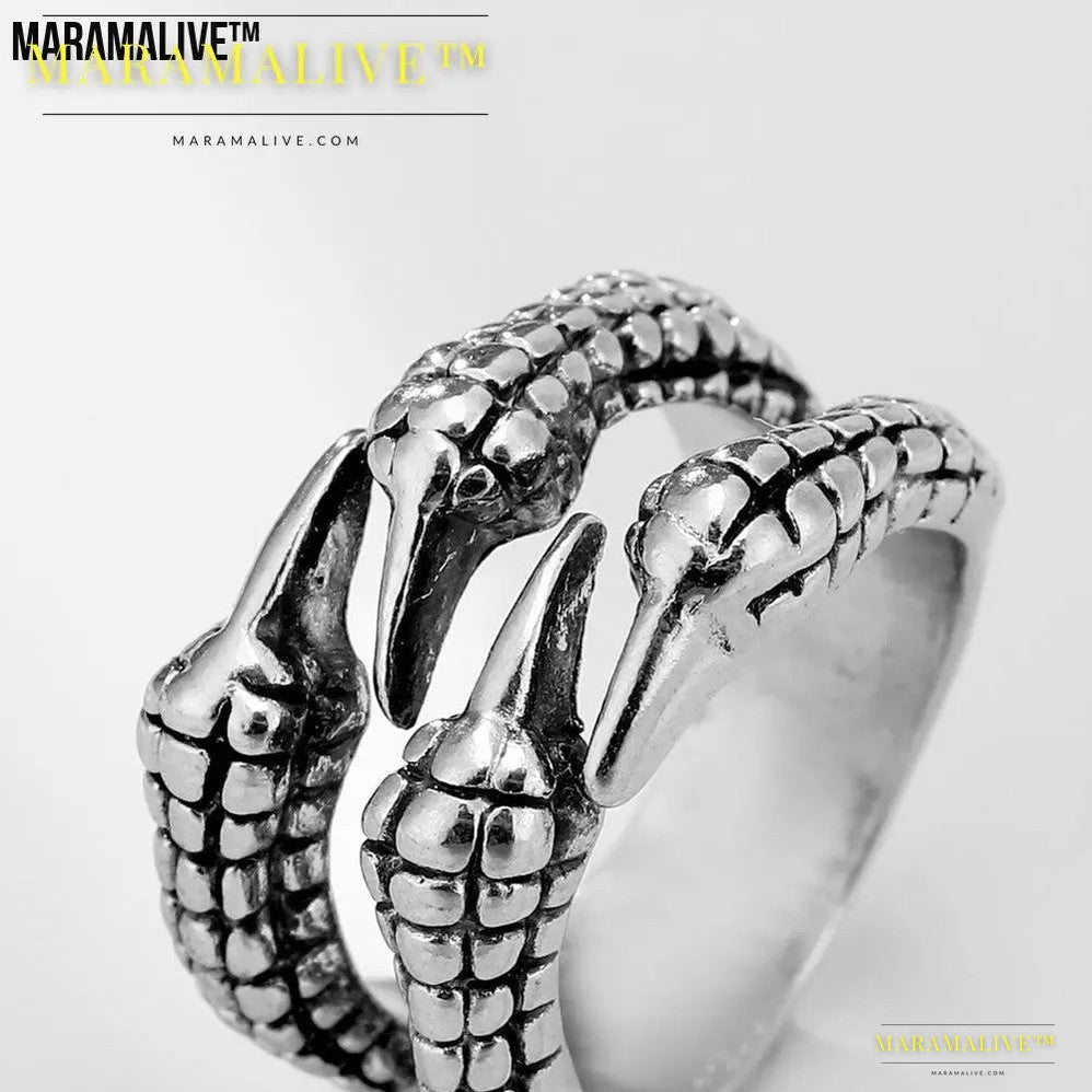 Hip Hop Thick Dragon Claw Ring