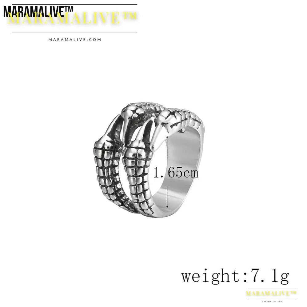 Hip Hop Thick Dragon Claw Ring