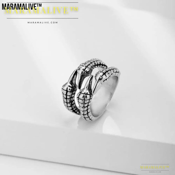 Hip Hop Thick Dragon Claw Ring