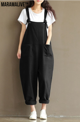 Hippie Casual Cotton Overalls