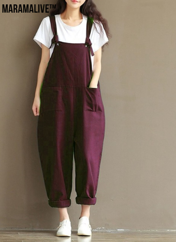 Hippie Casual Cotton Overalls