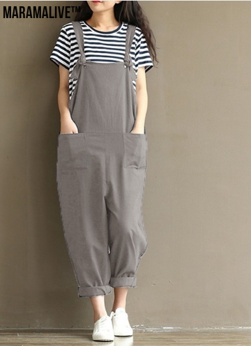 Hippie Casual Cotton Overalls