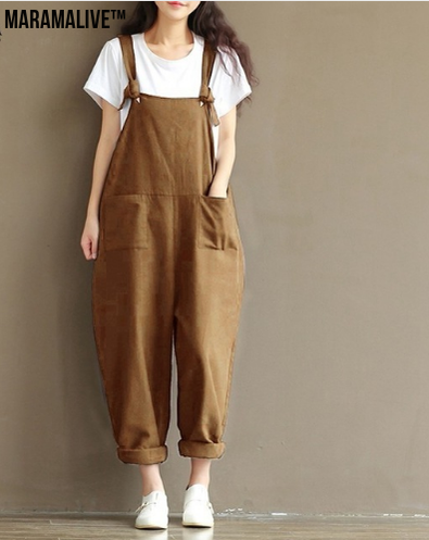 Hippie Casual Cotton Overalls