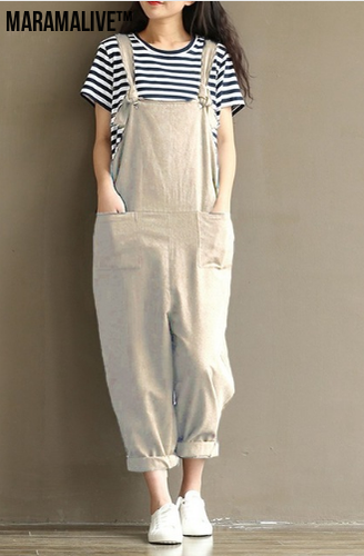 Hippie Casual Cotton Overalls