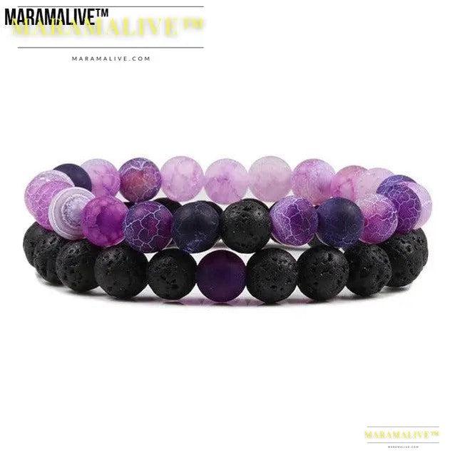 Incredible Natural Crystal Beads Bracelet Great Gift for Yoga Fans