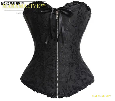 Jacquard Fabric European And American Court Corset