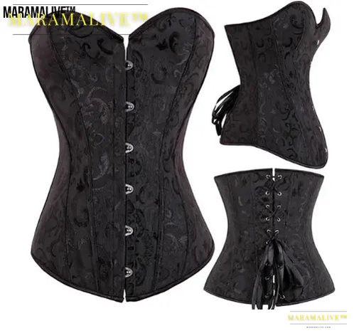 Jacquard Fabric European And American Court Corset