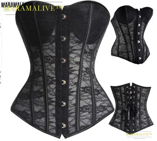 Jacquard Fabric European And American Court Corset