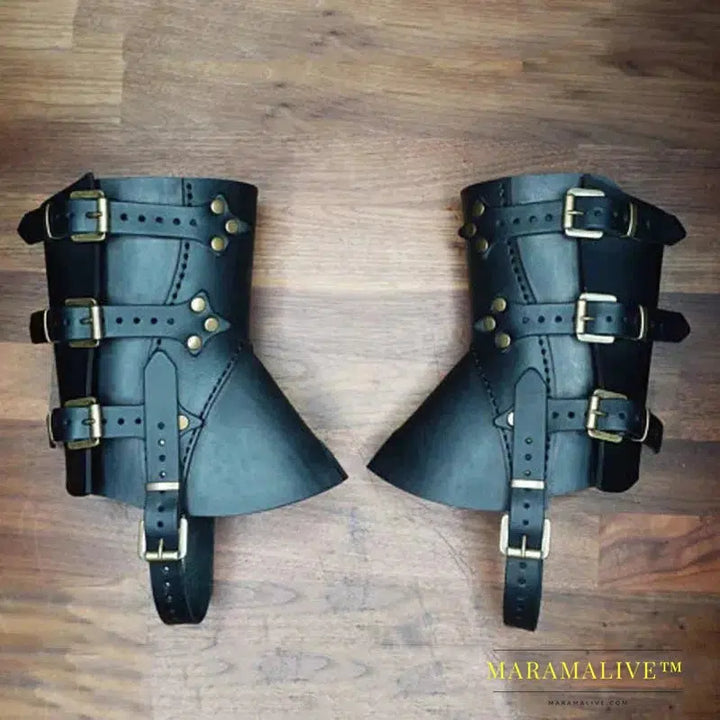 Knight Warrior Leg Guards: Armor for Medieval Fighters