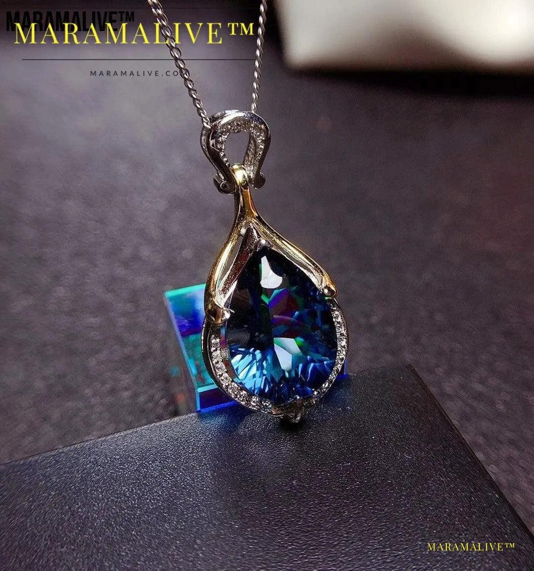 Ladies Personality Fashion Mermaid Tears Pendant