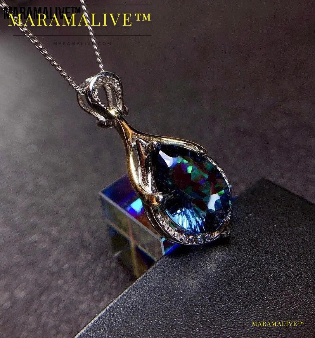 Ladies Personality Fashion Mermaid Tears Pendant