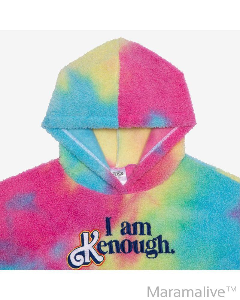 Lamb Velvet Lazy Style Loose Tie Dyed Hoodie