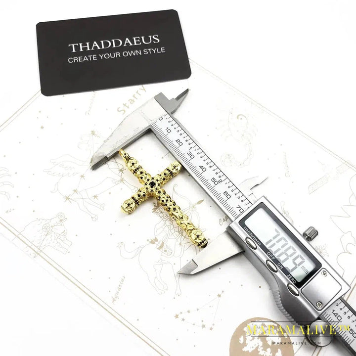 Large Richly Ornamented Cross Pendant,Brand New 925 Sterling Silver Masterful Jewelry Accessories Vitnage Gift For Women Men