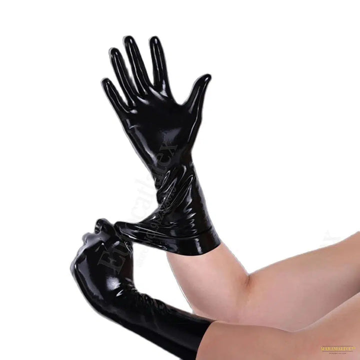 Latex mask men Hood mould seamless Catsuit Fetish latex gloves in Club catsuit rubber harness male bodysuit men fetish wear